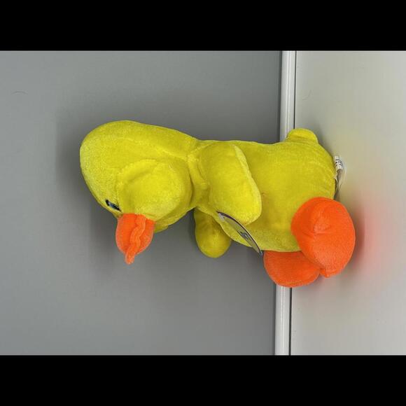 A Mart Corp.Bright Yellow and Orange Plush Duck New With Tag - Picture 2 of 8